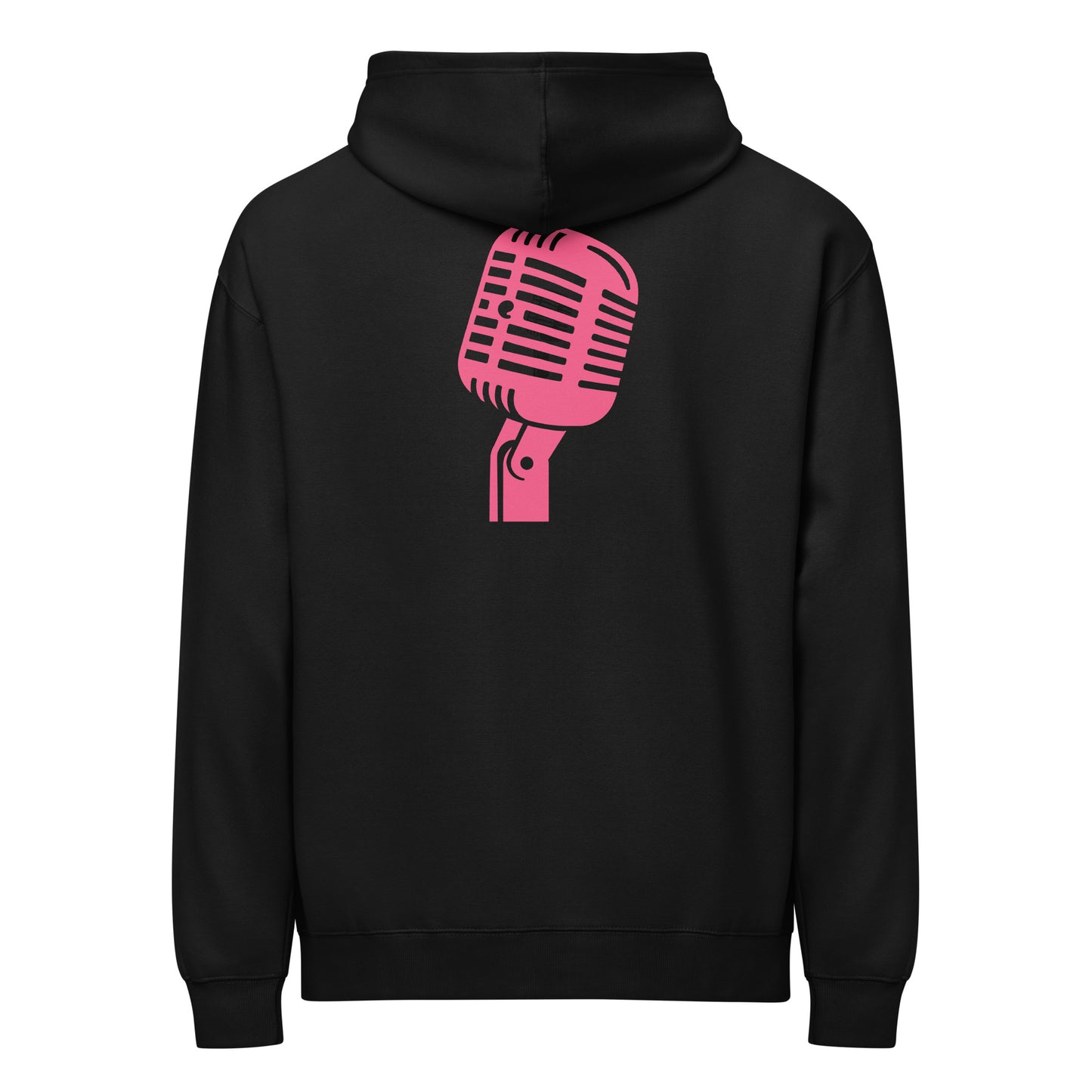 PINK AND BLACK CHILLING N VIBING HOODIE - CHILLING N VIBING 😎