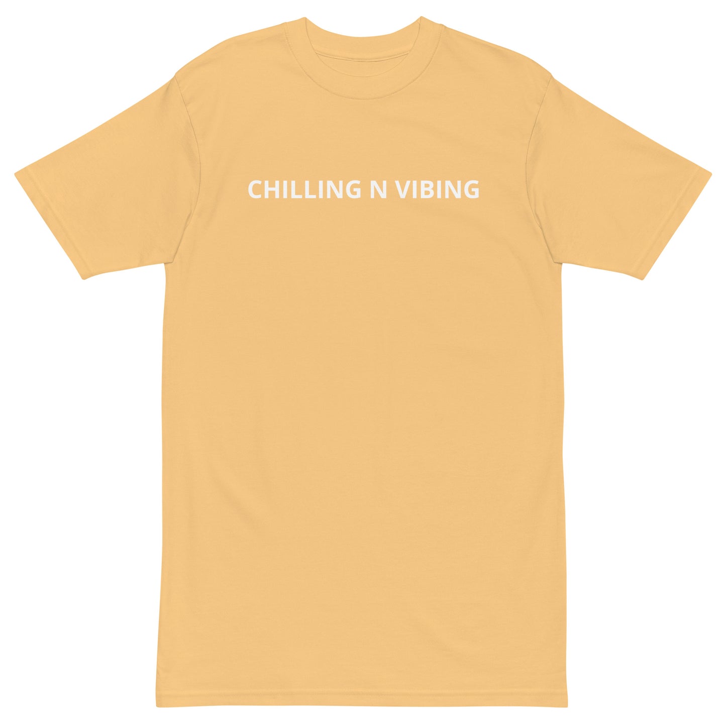 premium heavyweight chilling n vibing tee - CHILLING N VIBING π
