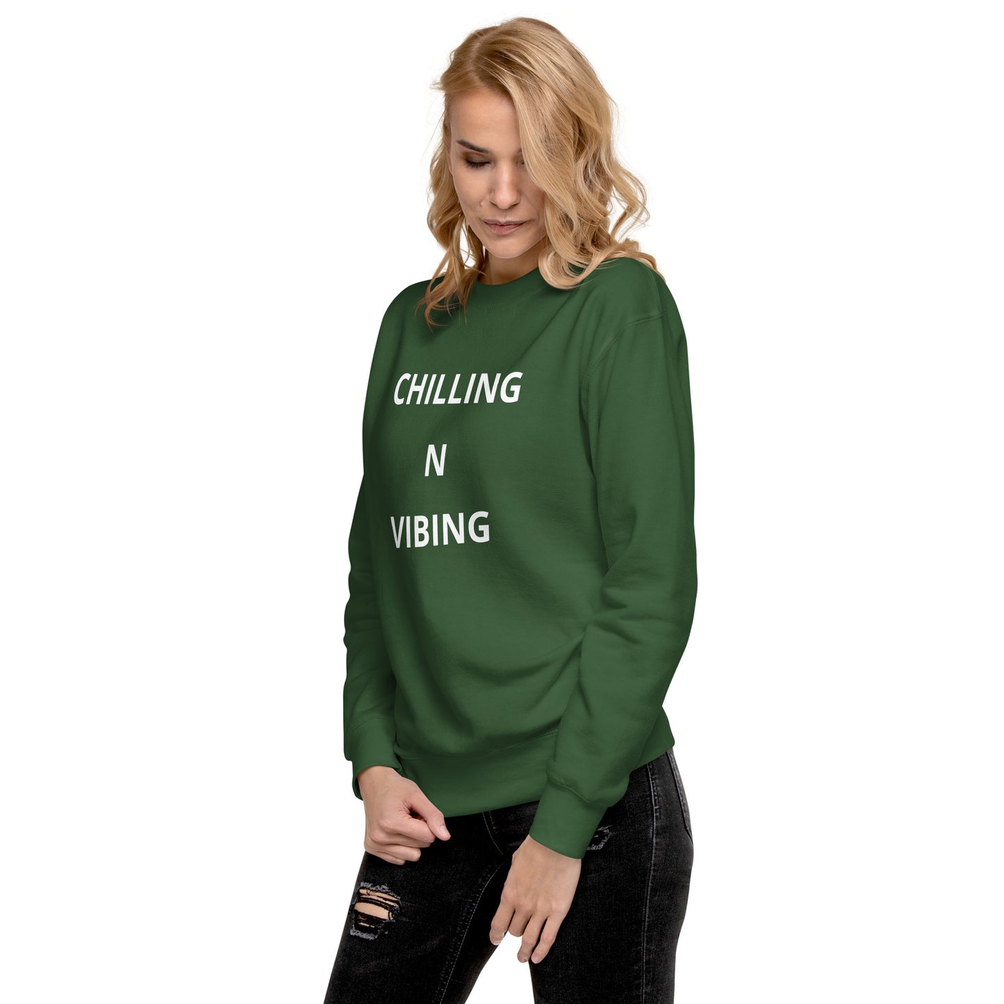 Chilling N Vibing Premium Sweatshirt
