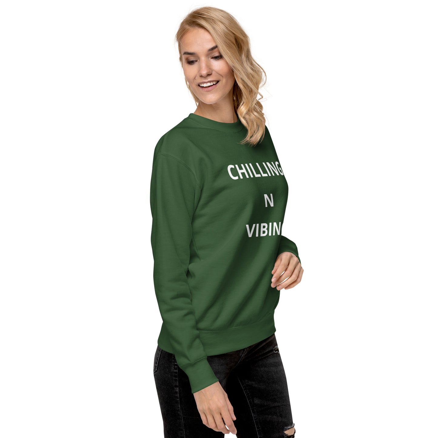 Chilling N Vibing Premium Sweatshirt