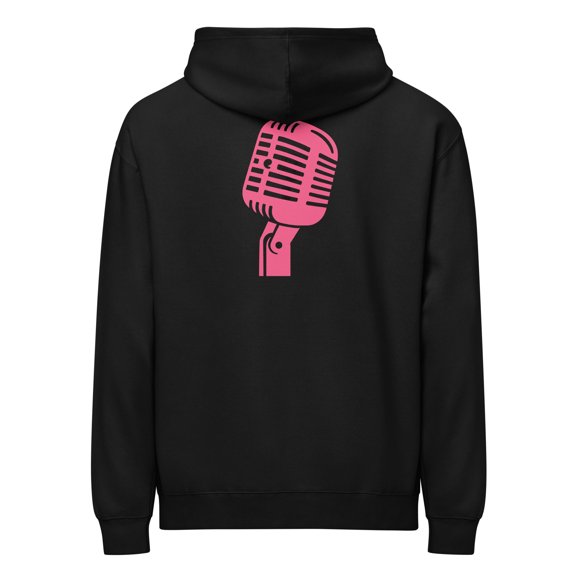PINK AND BLACK CHILLING N VIBING HOODIE - CHILLING N VIBING 😎