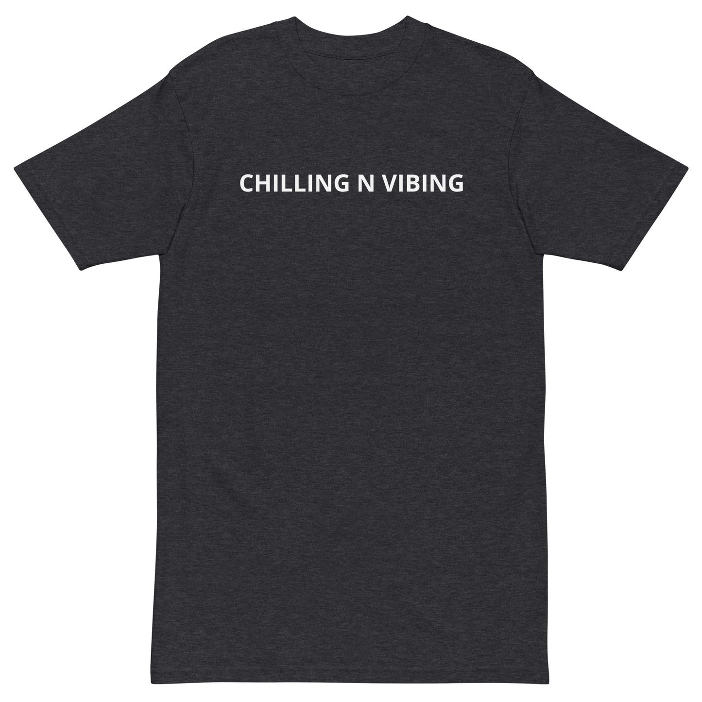 premium heavyweight chilling n vibing tee - CHILLING N VIBING 😎