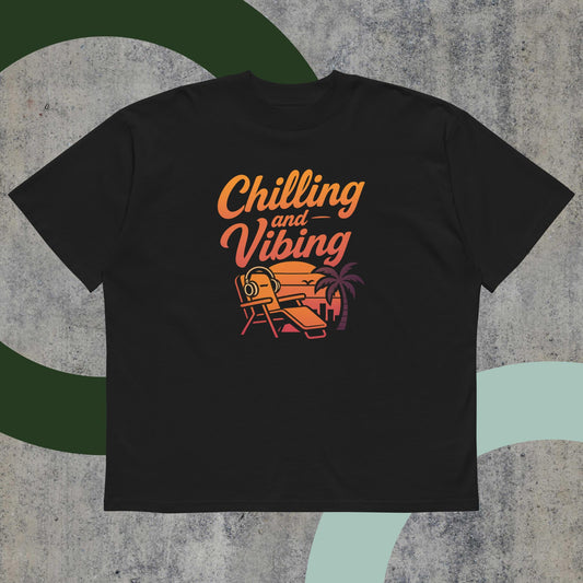 SUMMER VIBES CHILLING N VIBING SHIRT - CHILLING N VIBING 😎