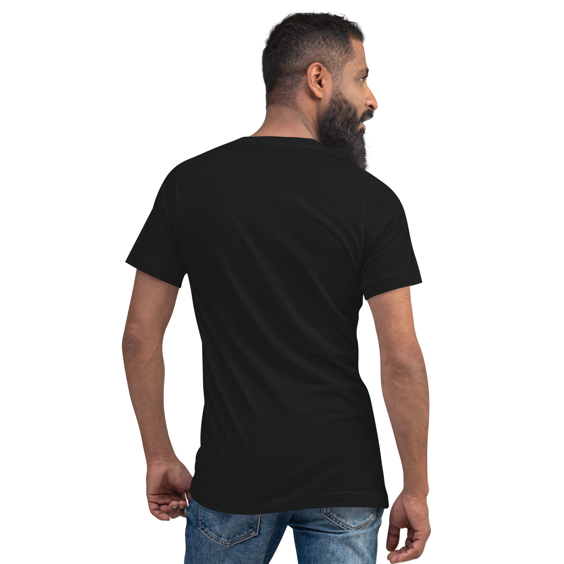 Short Sleeve V - Neck Clover Chilling N Vibing T-Shirt - CHILLING N VIBING 😎