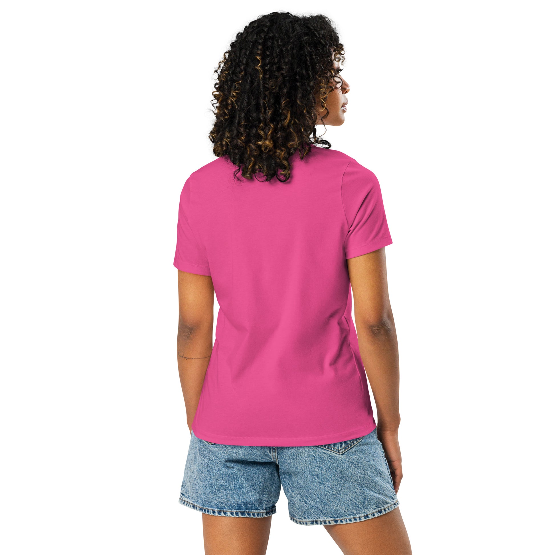 Women's Clover Chilling N Vibing Relaxed T-Shirt - CHILLING N VIBING 😎
