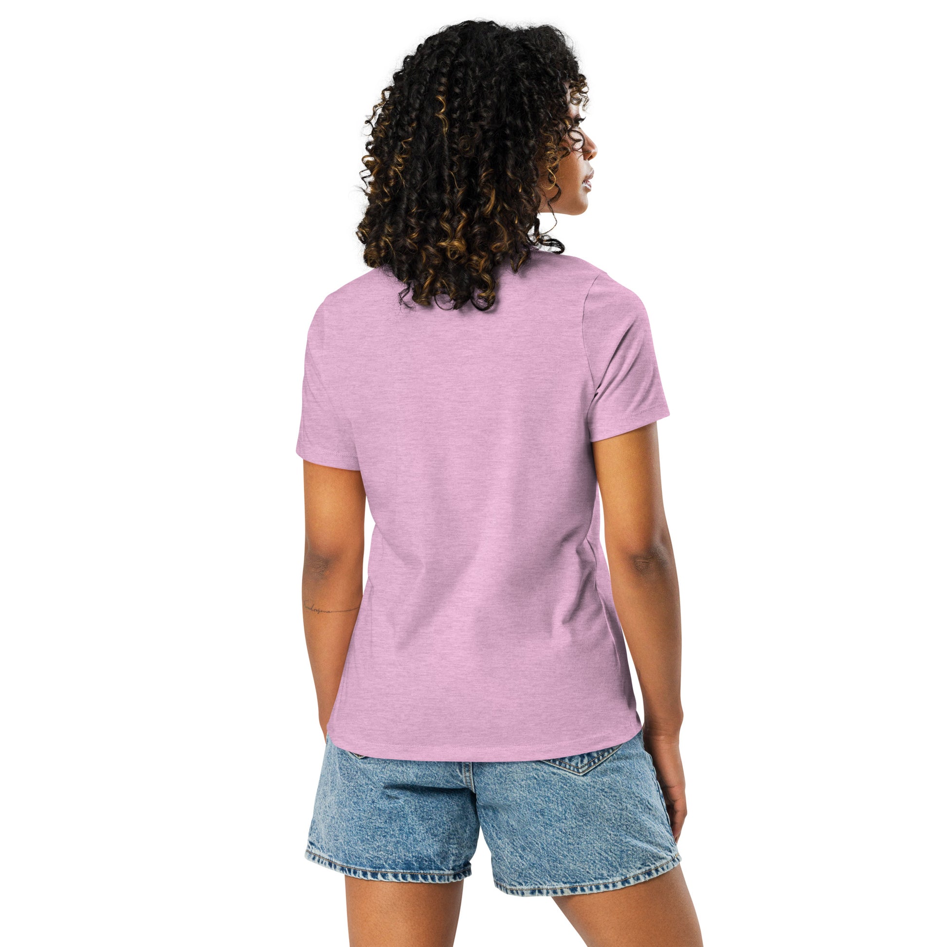Women's Clover Chilling N Vibing Relaxed T-Shirt - CHILLING N VIBING 😎